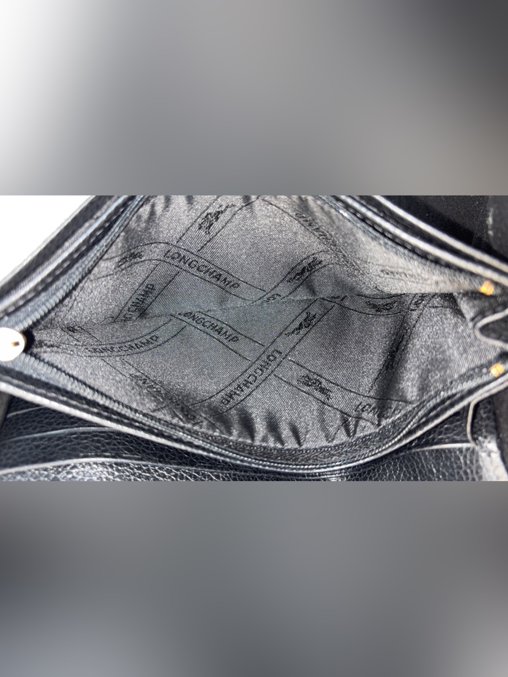 Longchamp Le Foulonné Long Continental Wallet EUC - Picture 16 of 17